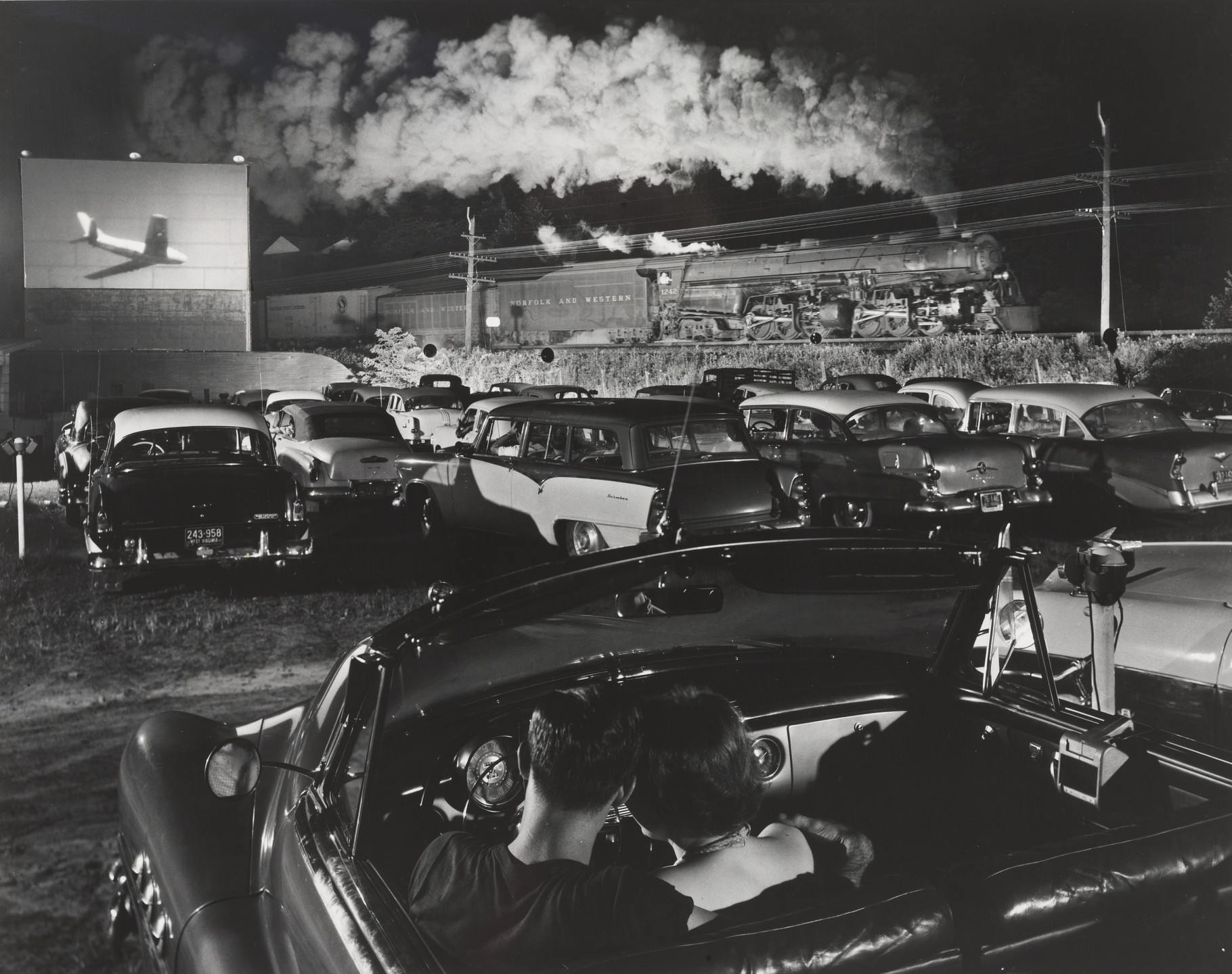 O. Winston Link. Hotshot Eastbound, Iaeger, West Virginia. July 1957