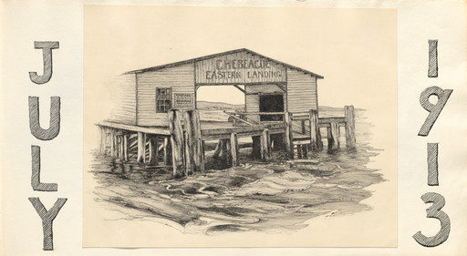 Untitled (page from album titled "July 1913")