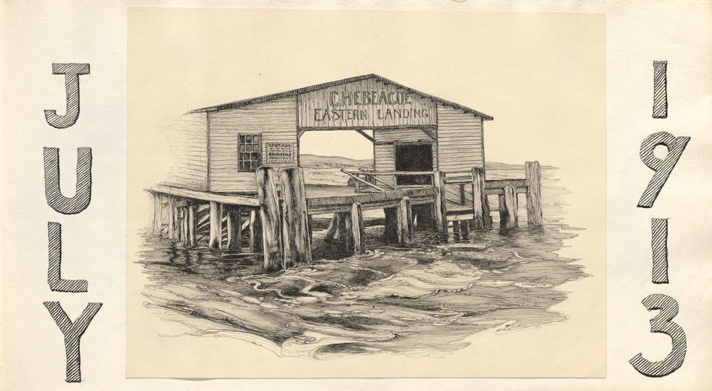 Untitled (page from album titled "July 1913")