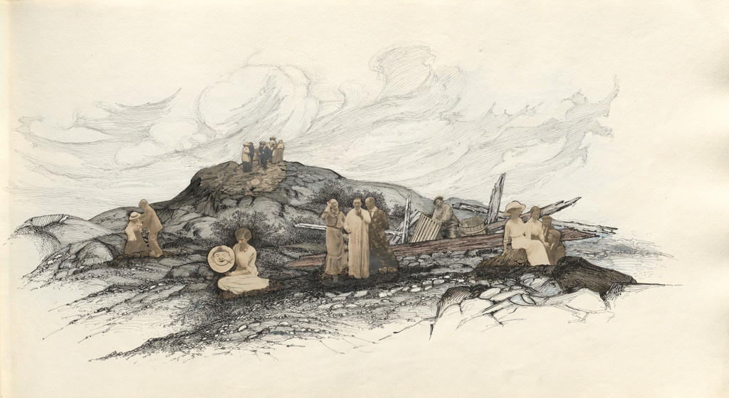 Untitled (page from album titled "July 1913")