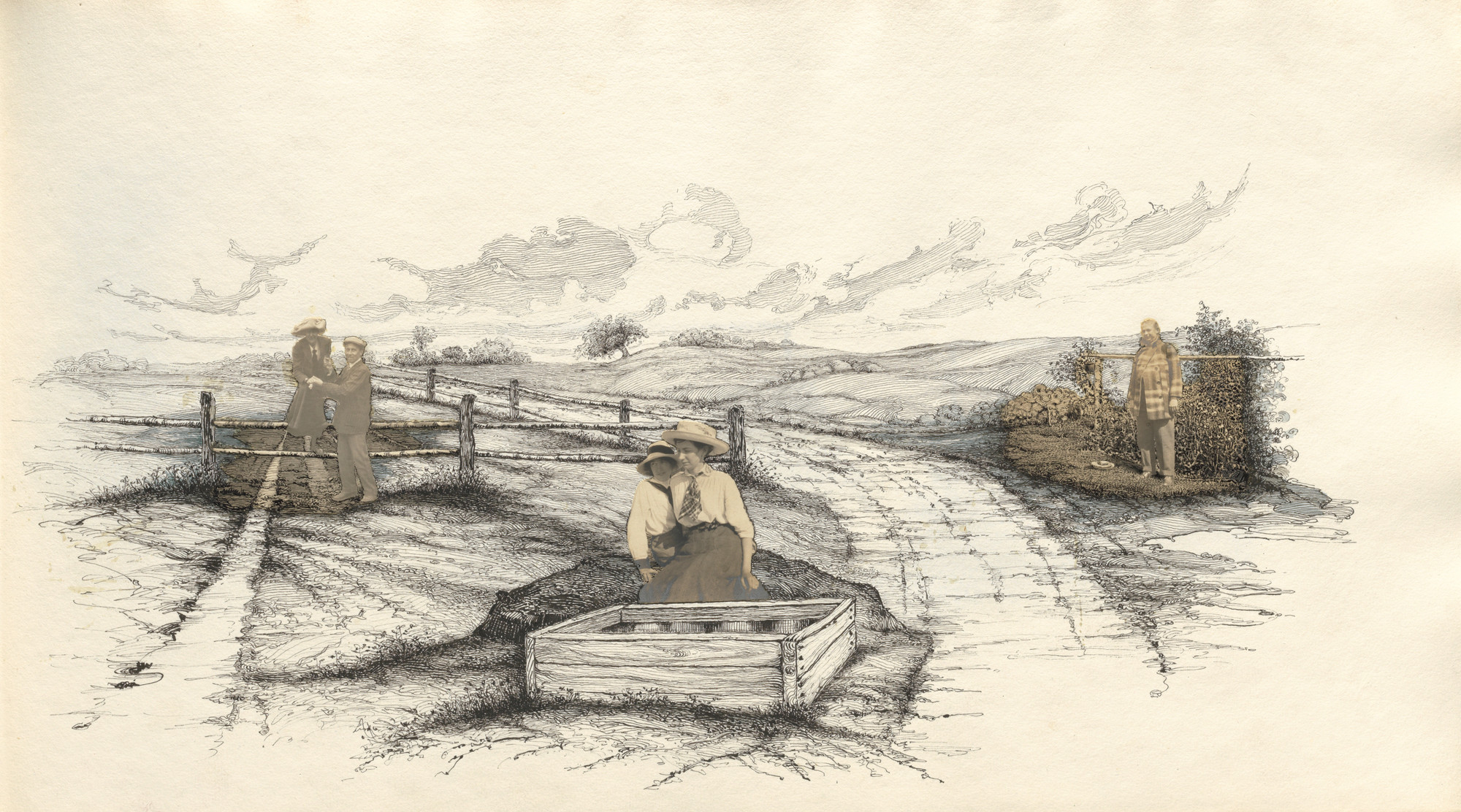 Charles Norman Sladen. Untitled (page from album titled "July 1913")