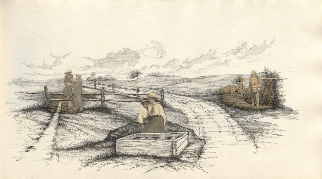 Untitled (page from album titled "July 1913")