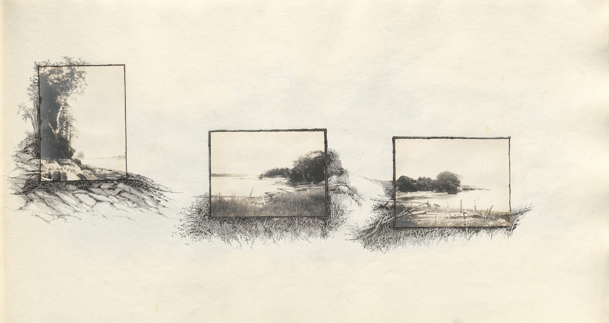 Charles Norman Sladen. Untitled (page from album titled "July 1913")