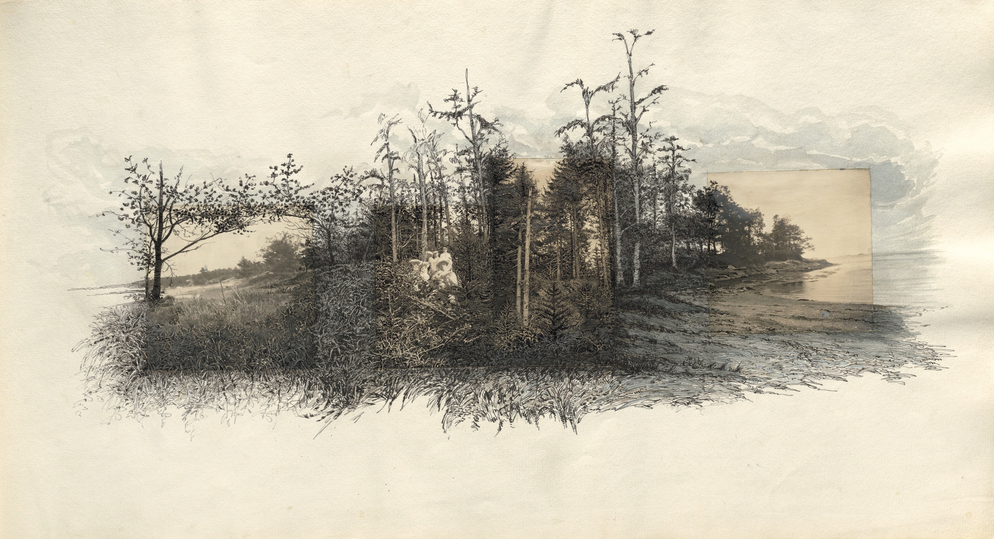 Charles Norman Sladen. Untitled (page from album titled "July 1913")