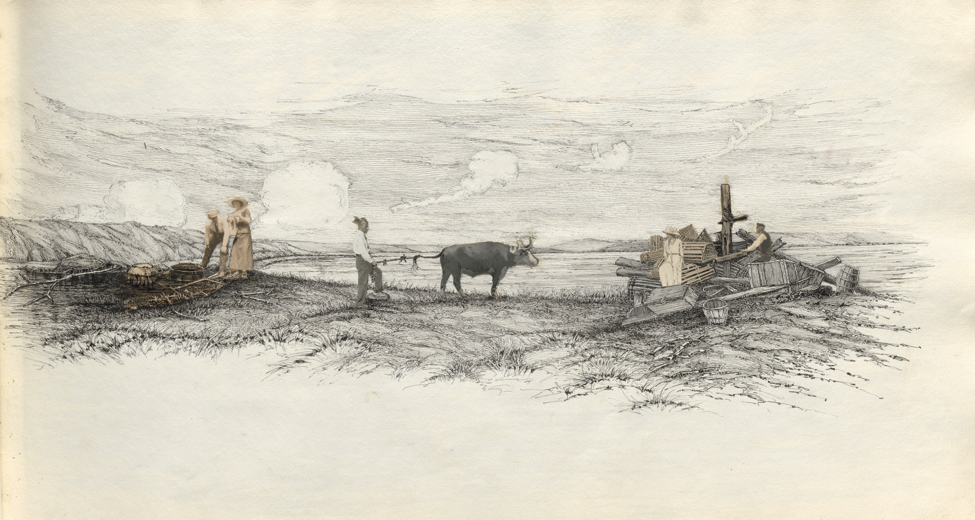 Charles Norman Sladen. Untitled (page from album titled "July 1913")