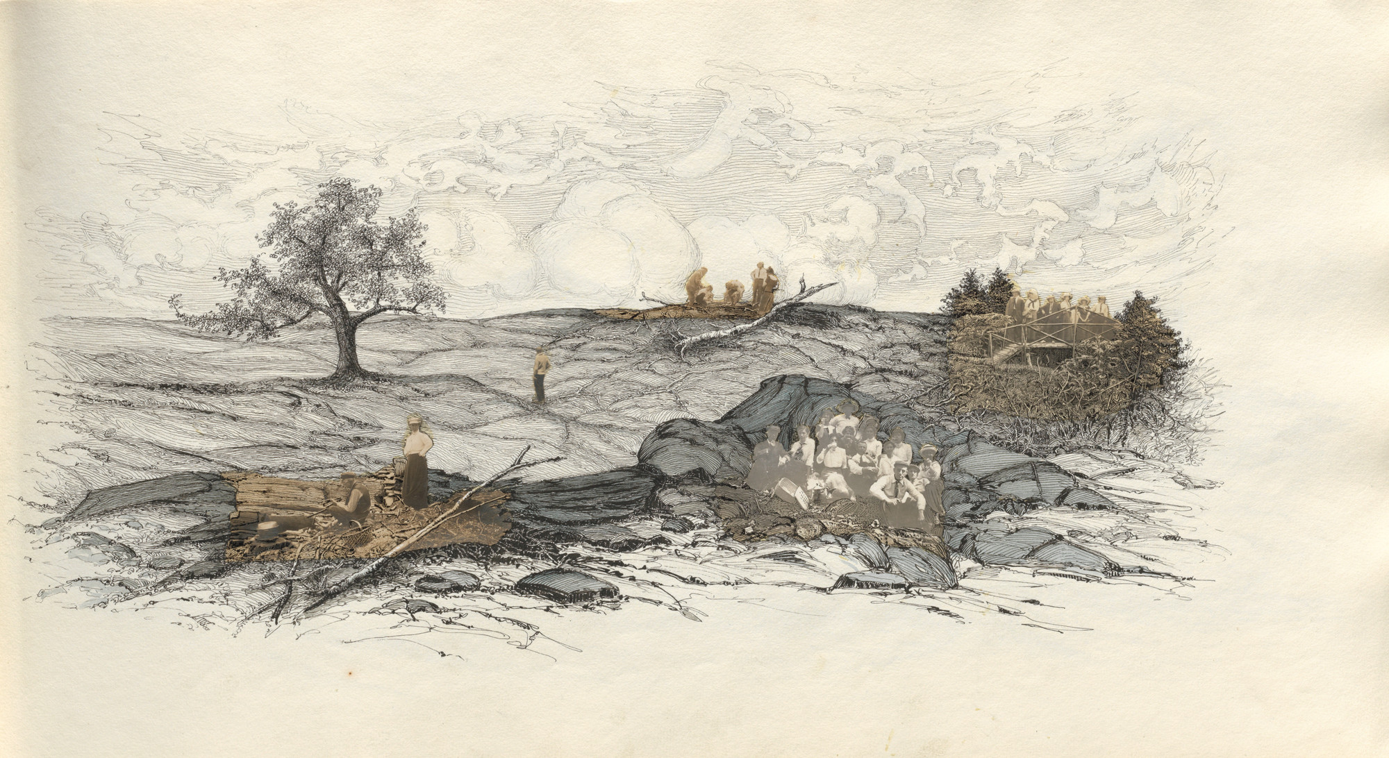 Charles Norman Sladen. Untitled (page from album titled "July 1913")