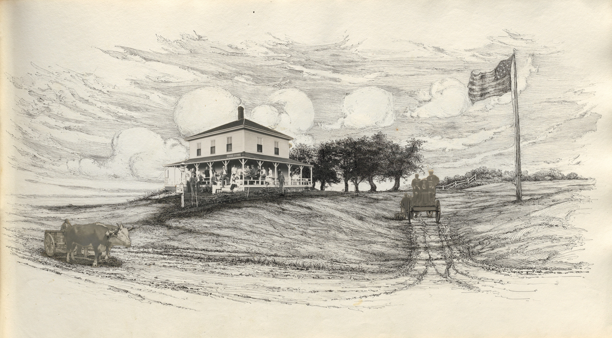 Charles Norman Sladen. Untitled (page from album titled "July 1913")