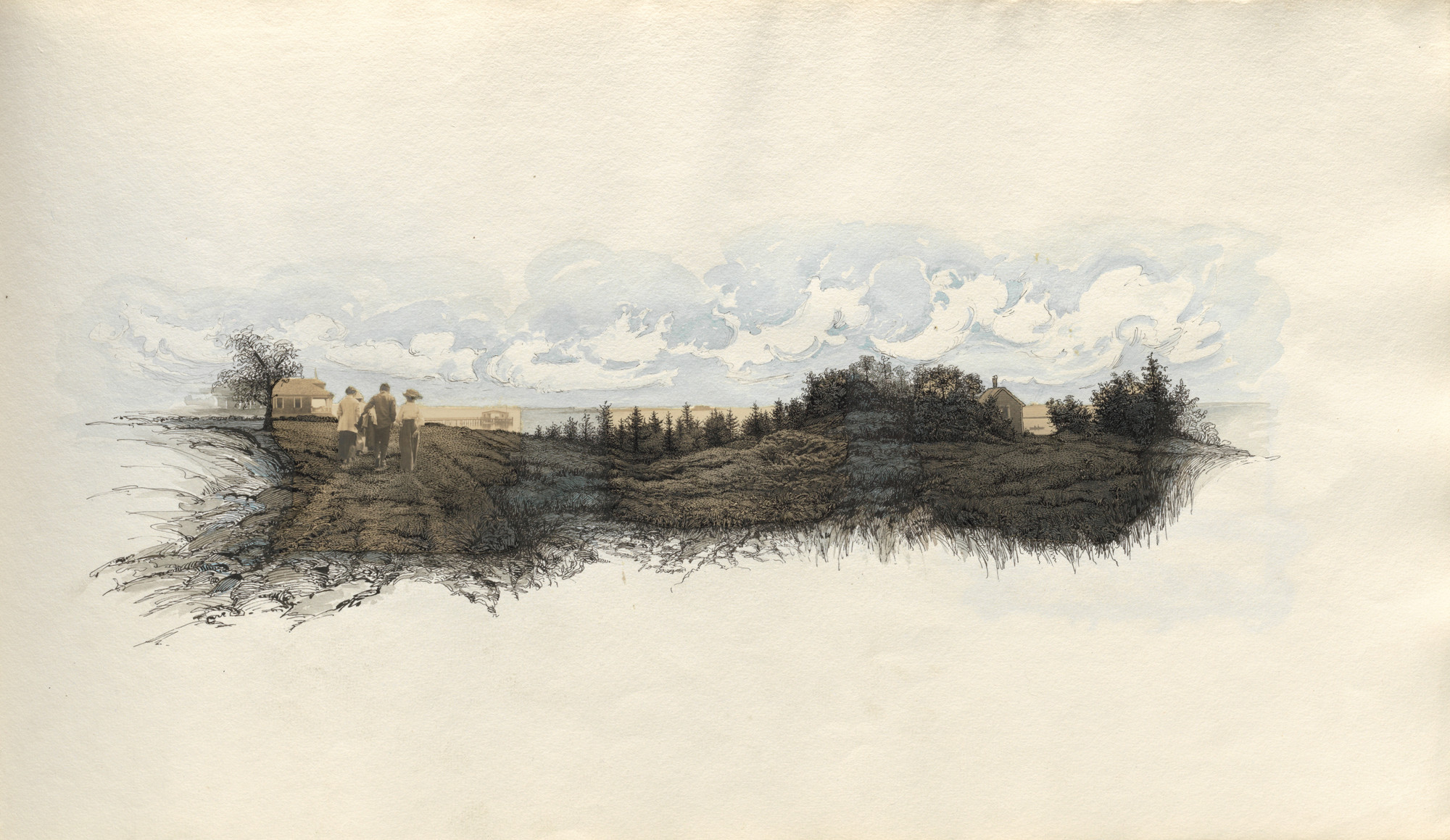 Charles Norman Sladen. Untitled (page from album titled "July 1913")