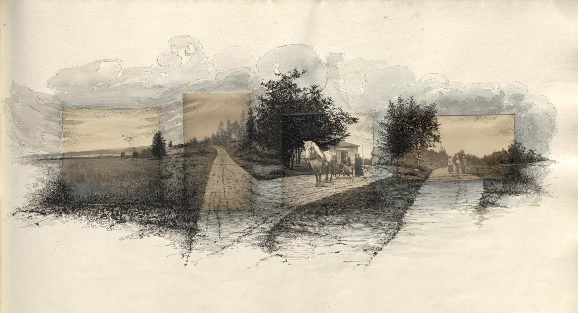 Charles Norman Sladen. Untitled (page from album titled "July 1913")