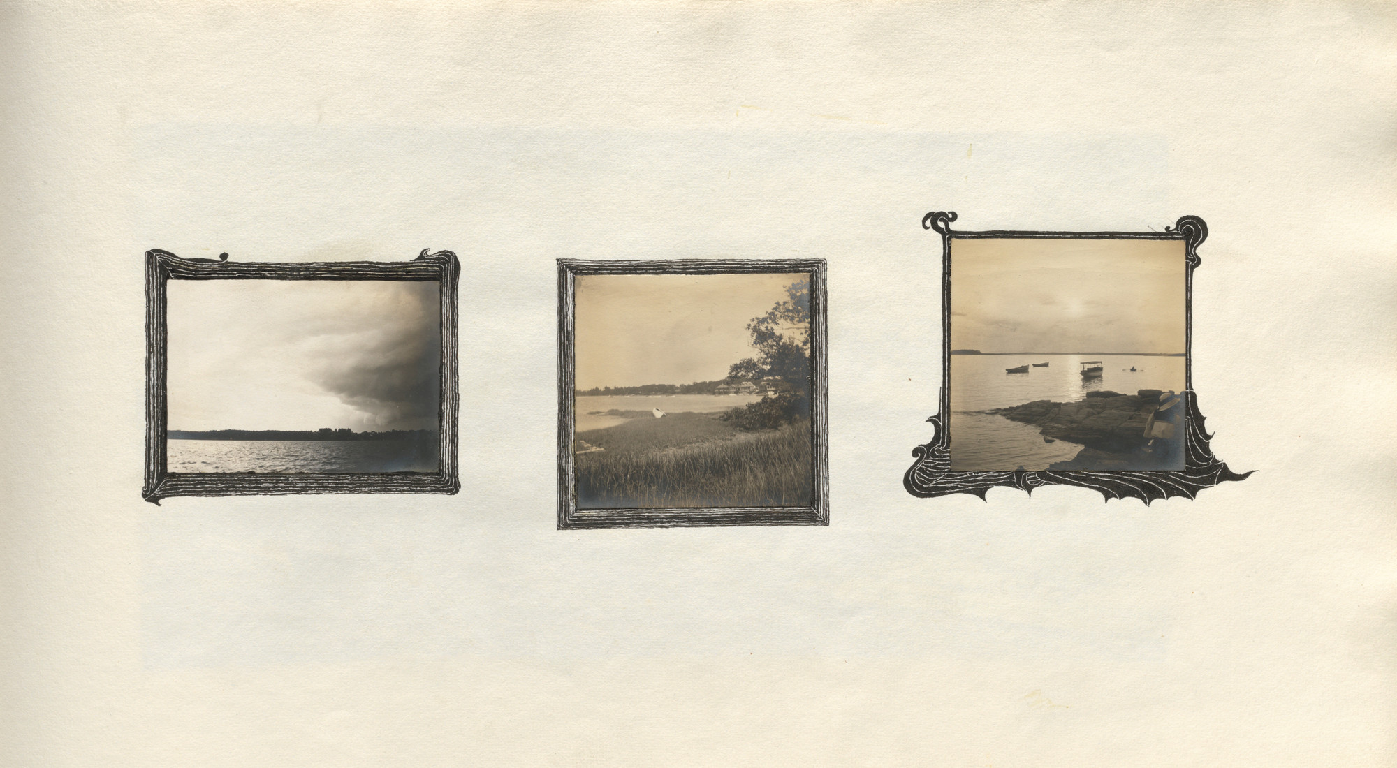 Charles Norman Sladen. Untitled (page from album titled "July 1913")