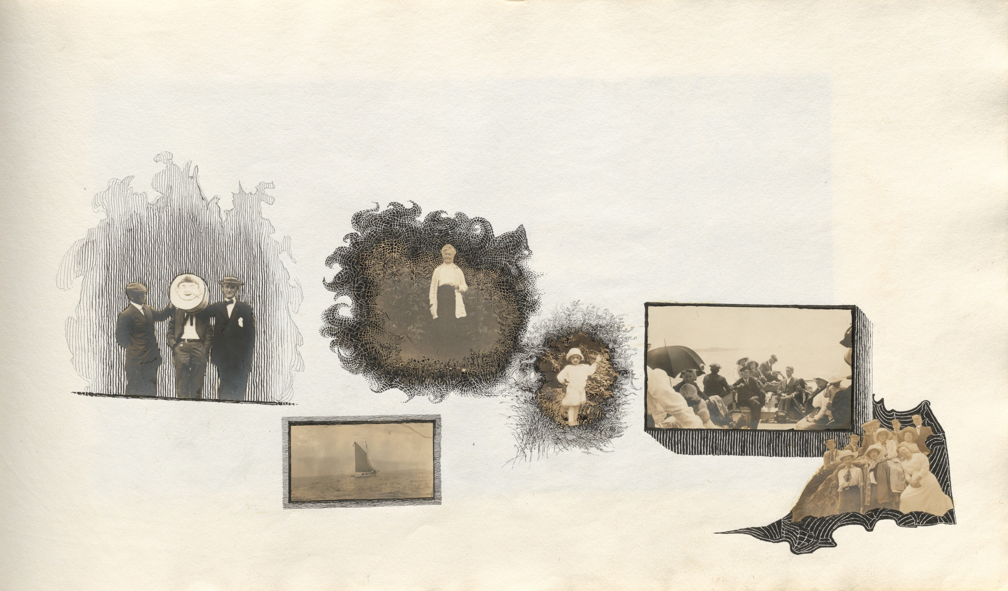 Charles Norman Sladen. Untitled (page from album titled "July 1913")