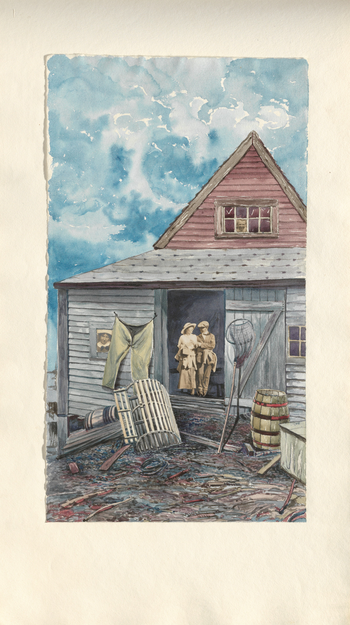 Charles Norman Sladen. Untitled (page from album titled "July 1913")
