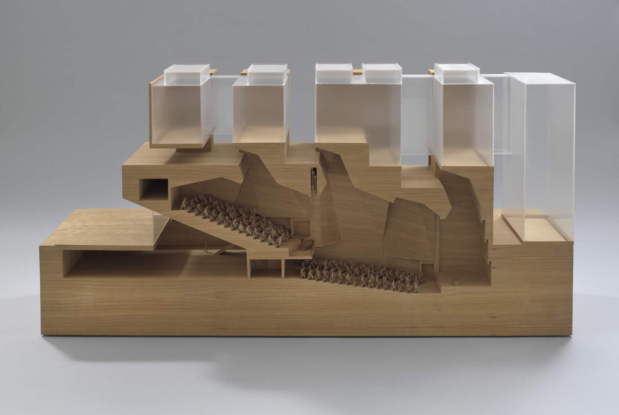 Yvonne Farrell, Shelley McNamara. Luigi Bocconi University, Milan, Italy (Scale model, 1:500)