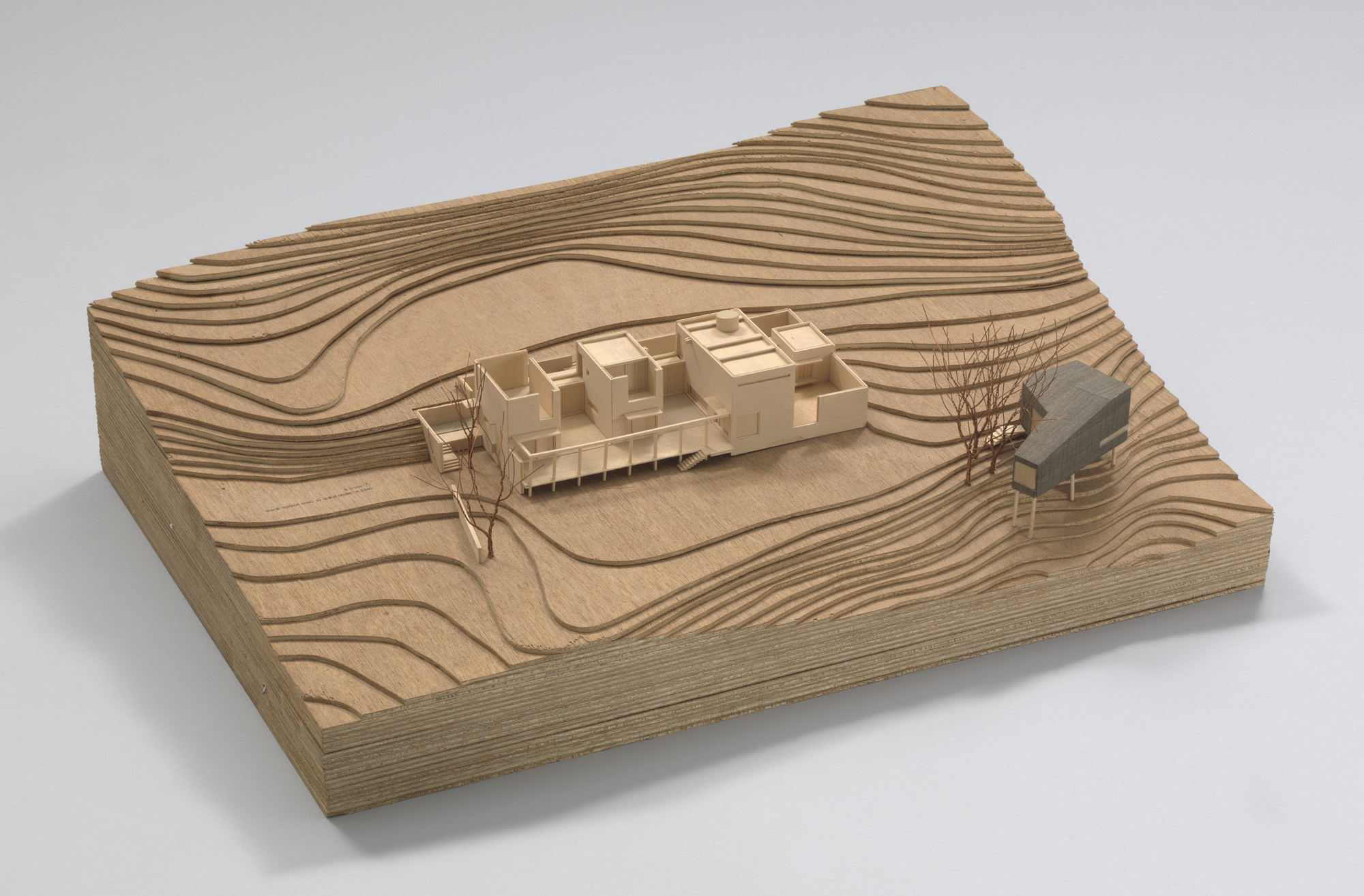 Seung H-Sang. Subaek-dang Residence, Namyangju, Korea (Scale model 1:200). 1997-1998