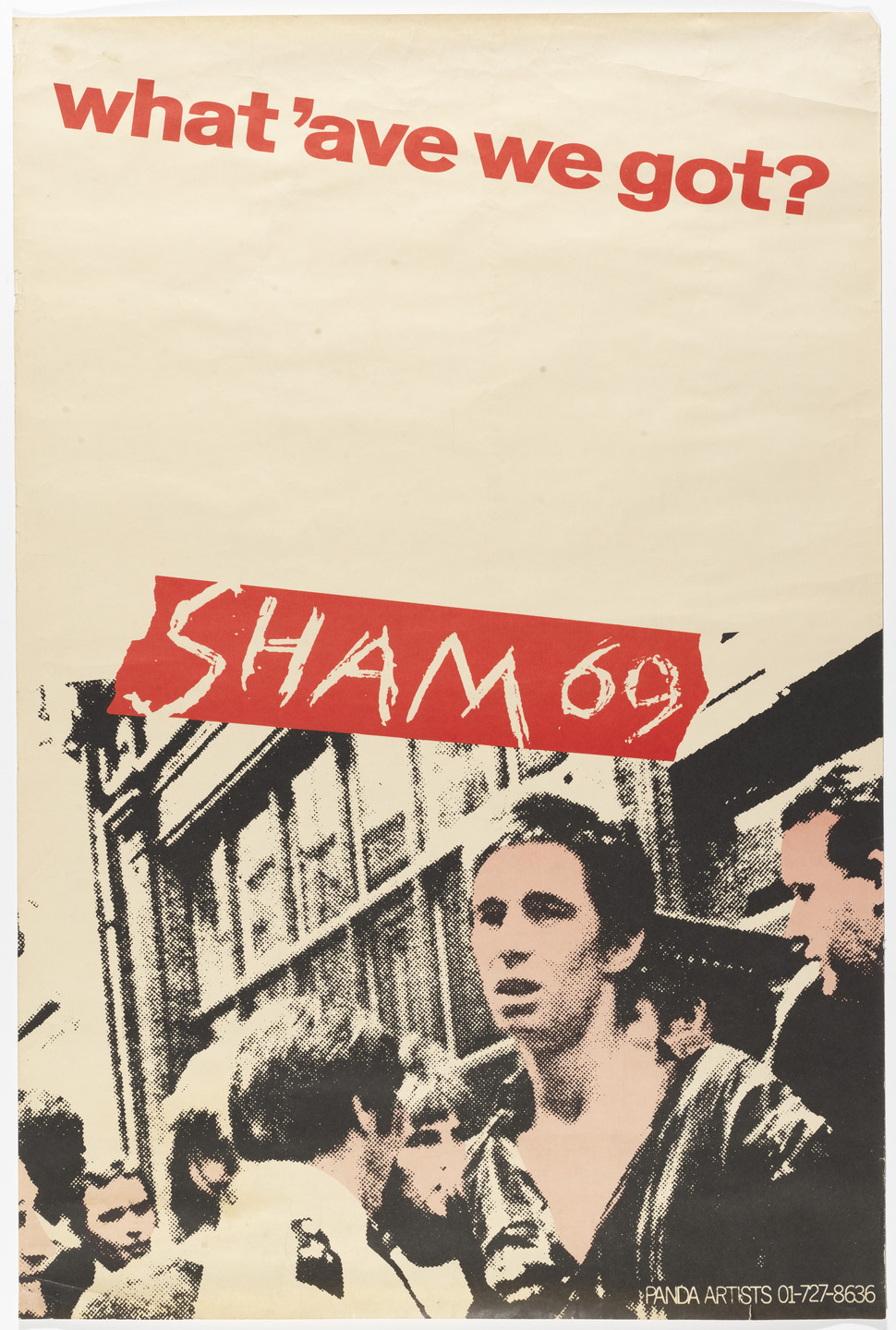 Unidentified Designer. Sham 69, What &#39;Ave We Got. c.1977