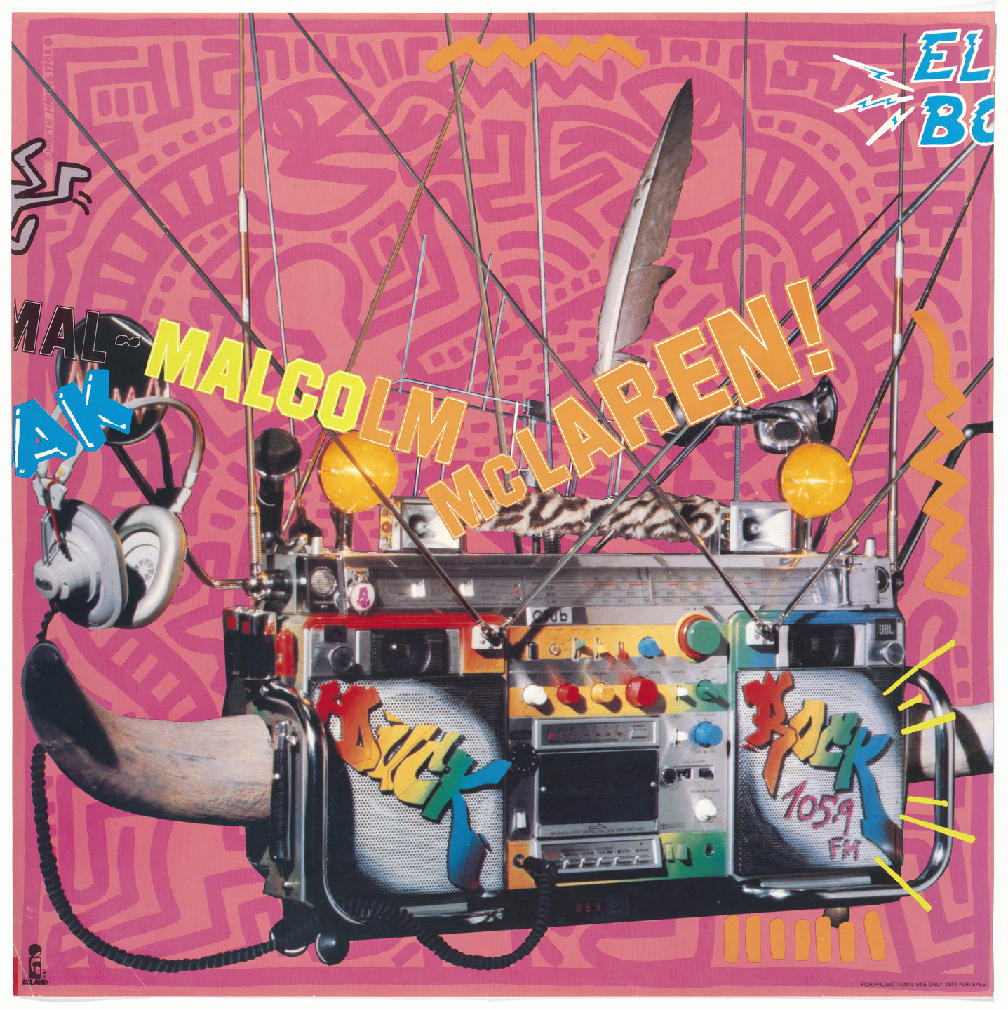 Nick Egan, Dondi (Donald Joseph White), Keith Haring. Malcolm McLaren, Duck Rock LP. 1983