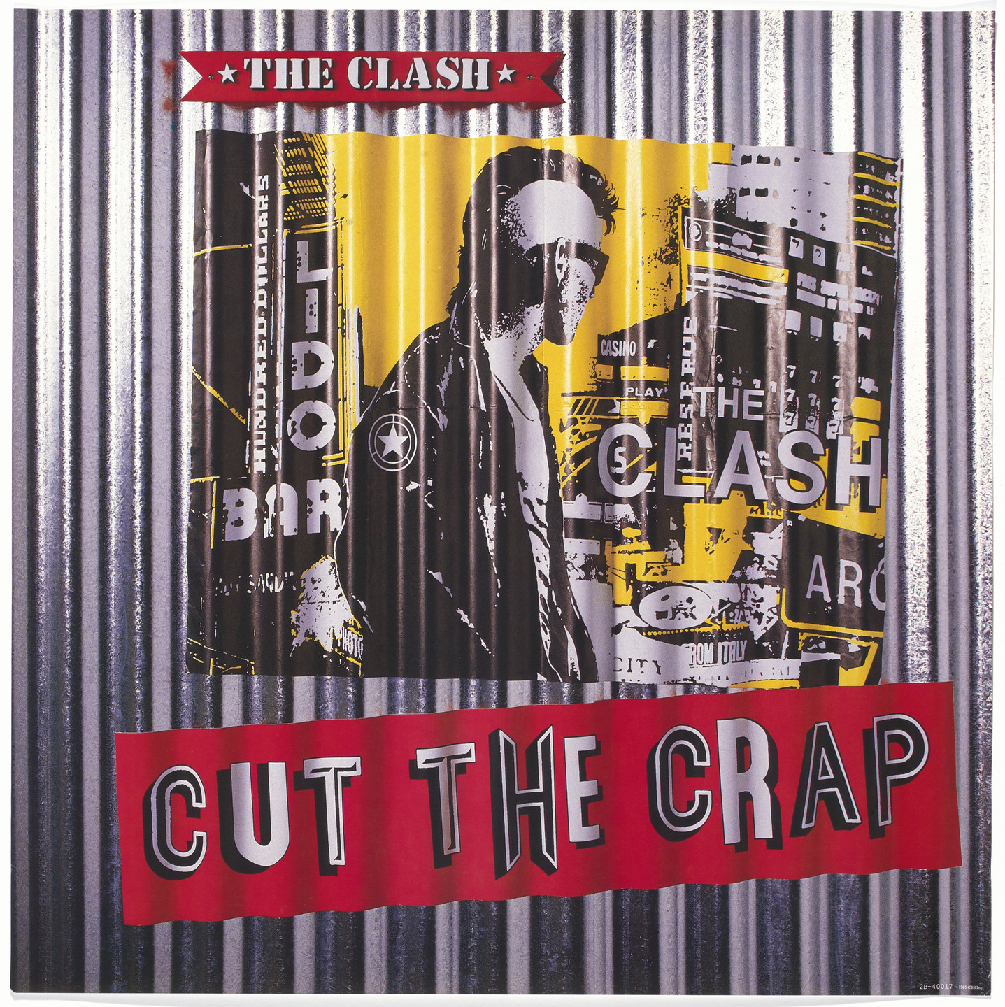 Unidentified Designer. The Clash, Cut the Crap. 1985