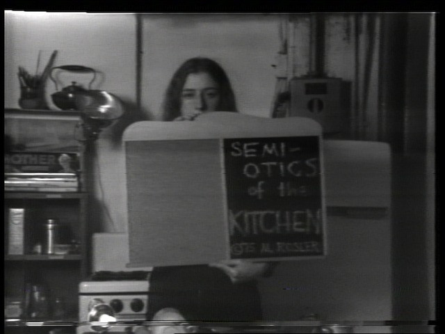 Martha Rosler. Semiotics of the Kitchen. 1975