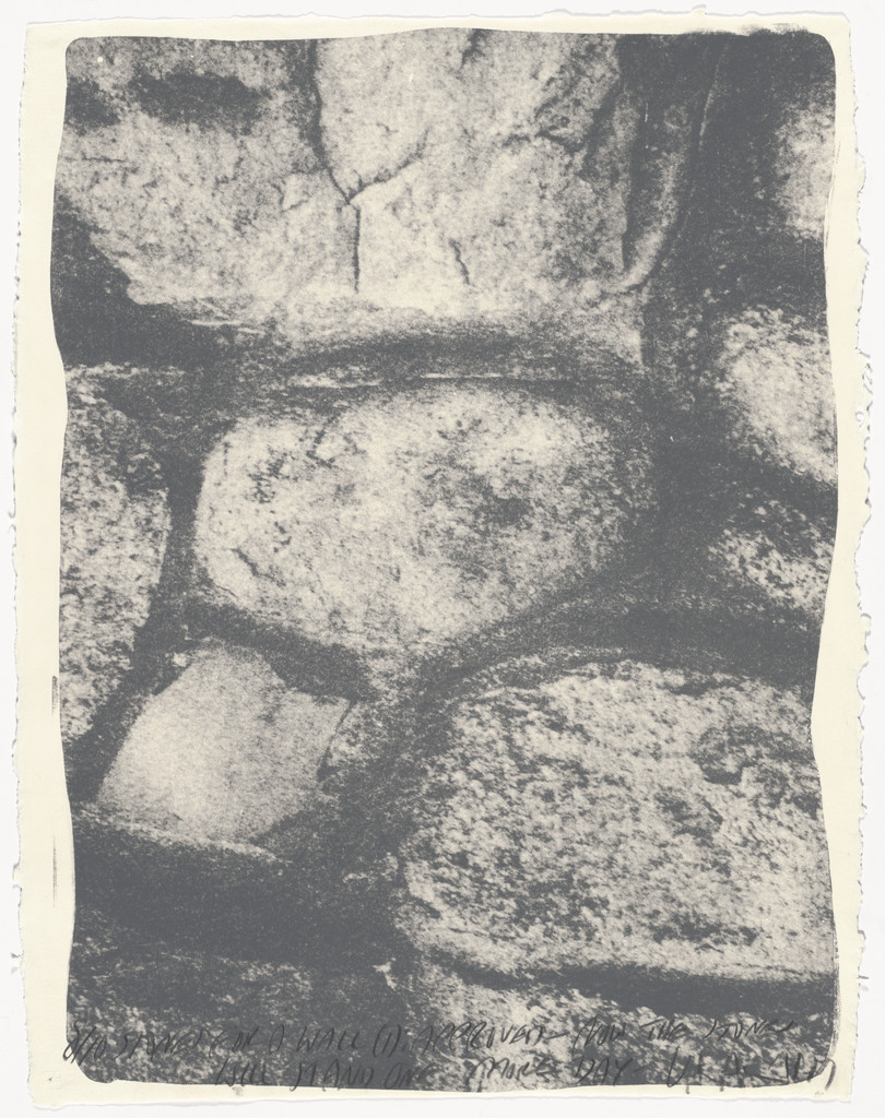 Stones for a Wall (1) from Stones for a Wall