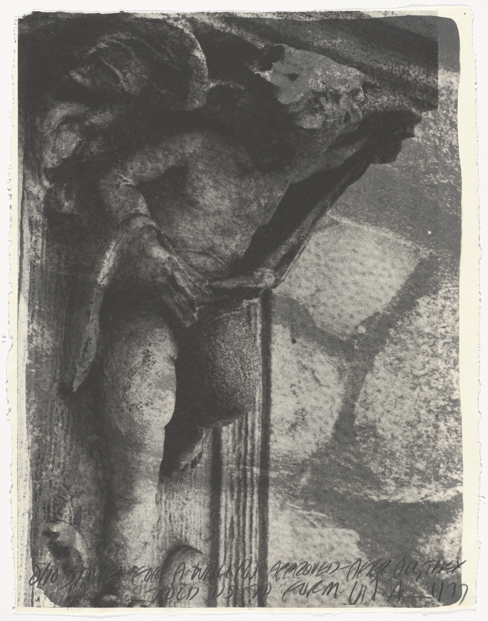 Vito Acconci. Stones for a Wall (6) from Stones for a Wall