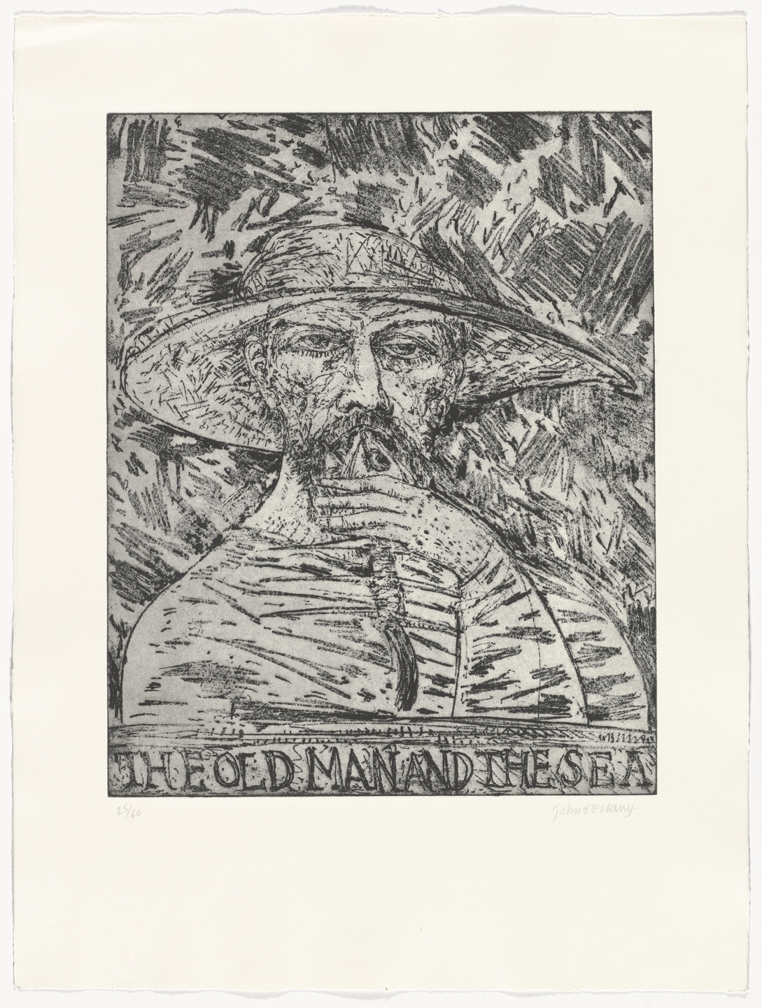 John Bellany. Untitled from The Old Man and the Sea. 1987