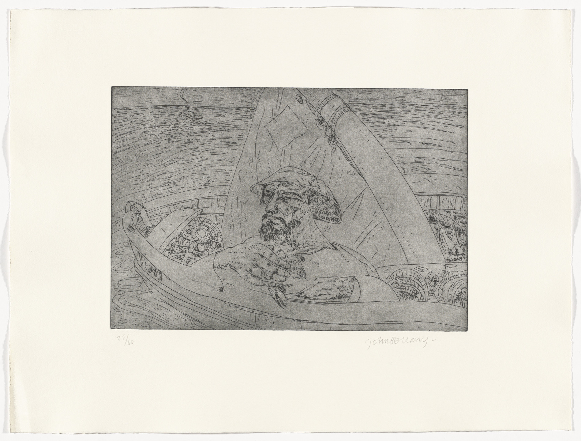 John Bellany. Untitled from The Old Man and the Sea. 1987