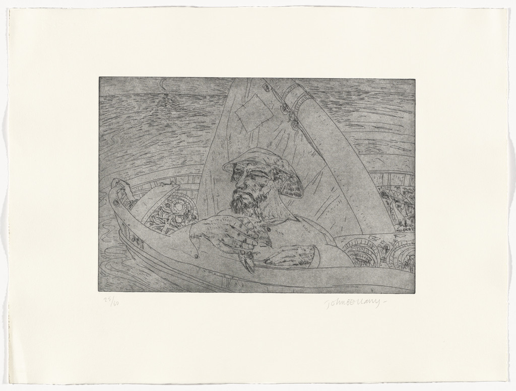 Untitled from The Old Man and the Sea, John Bellany, 1987