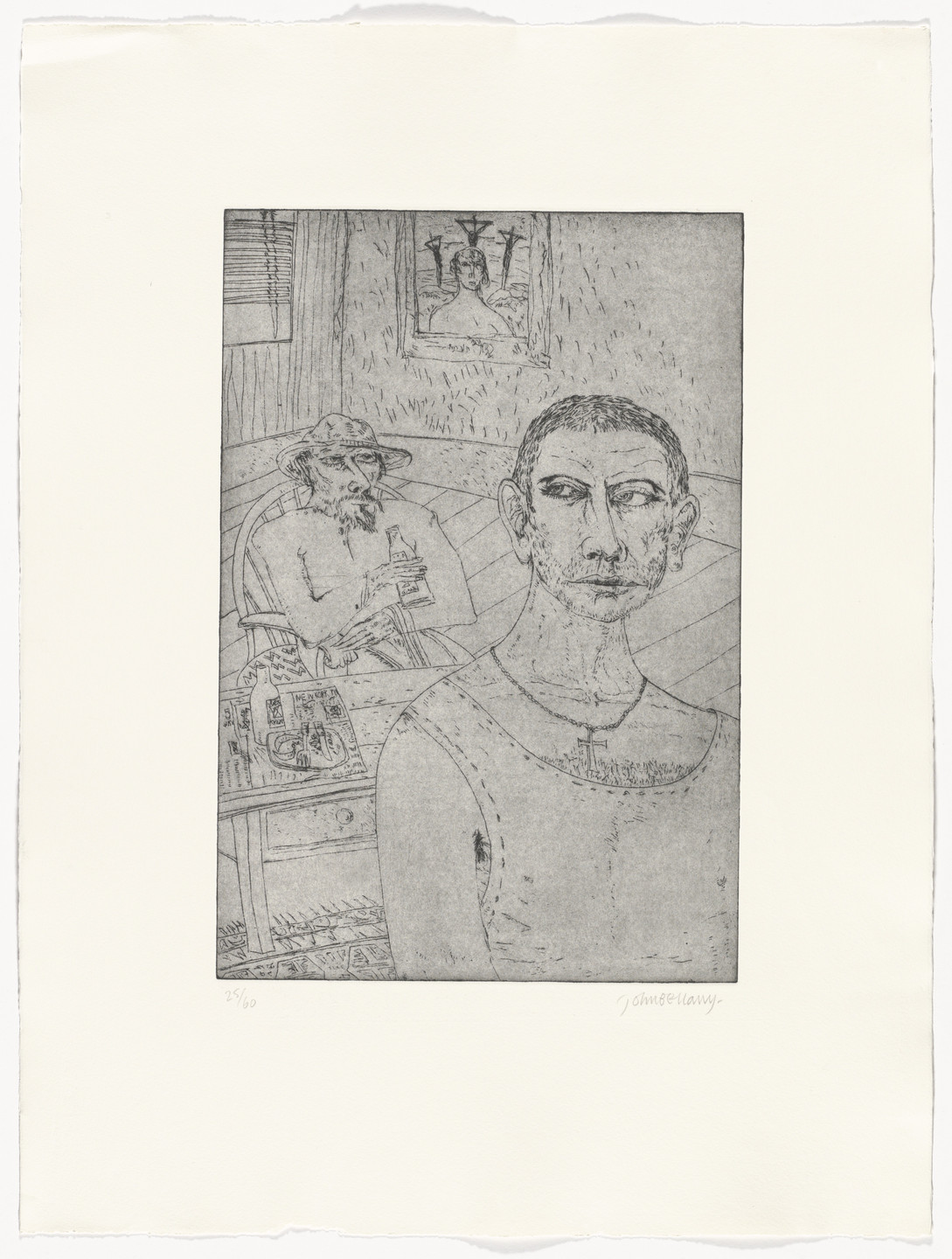 John Bellany. Untitled from The Old Man and the Sea. 1987