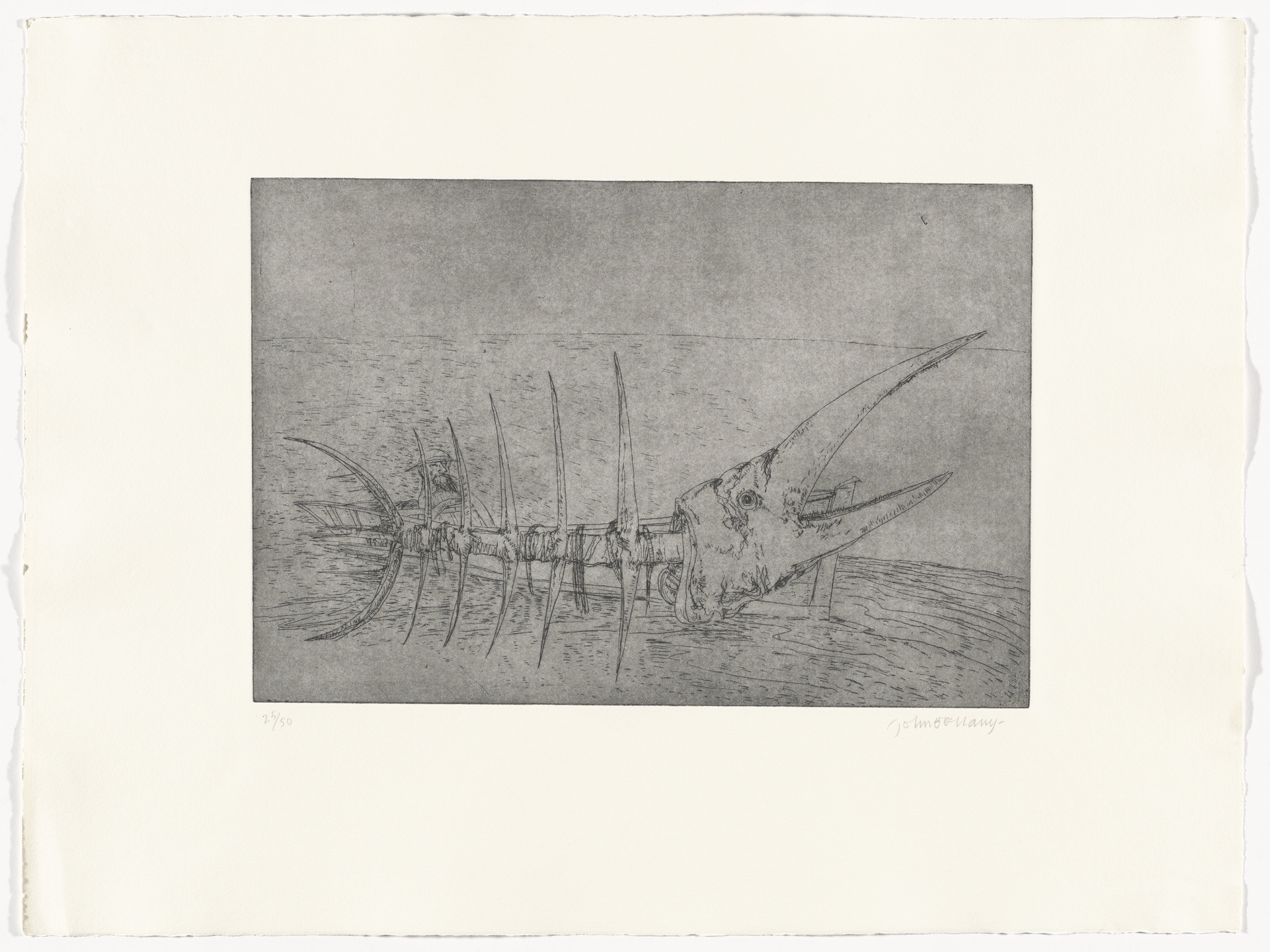 John Bellany. Untitled from The Old Man and the Sea. 1987