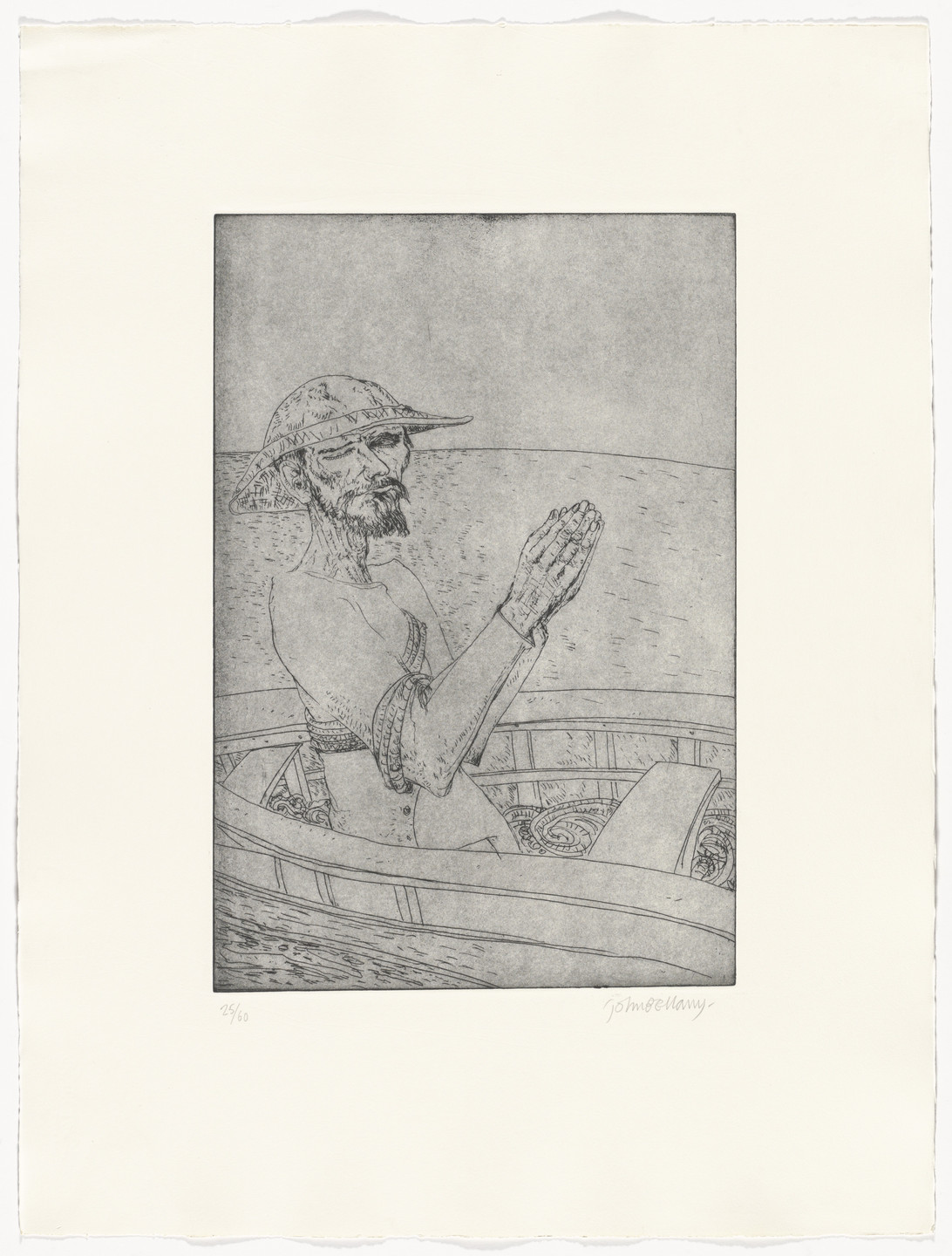 John Bellany. Untitled from The Old Man and the Sea. 1987