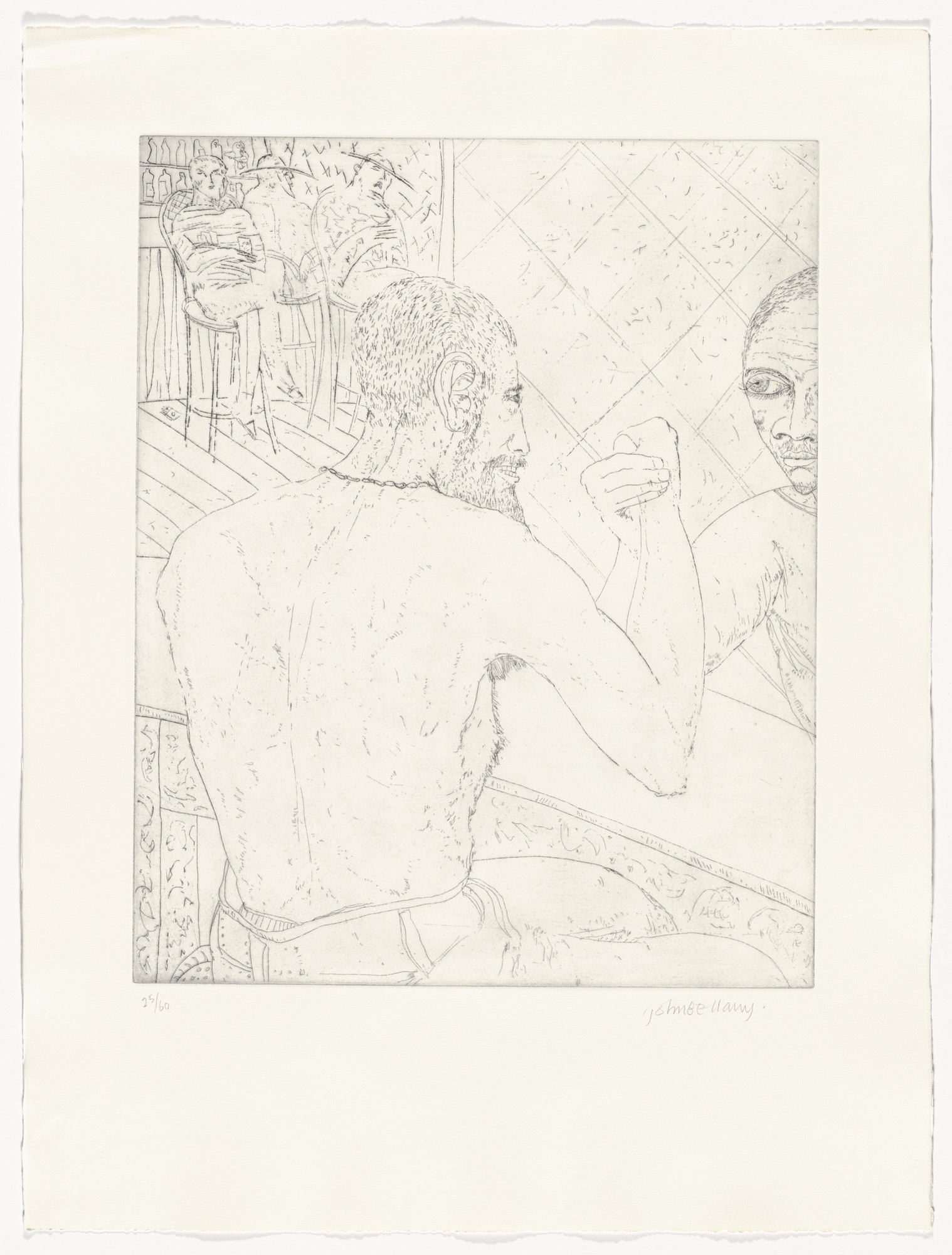 John Bellany. Untitled from The Old Man and the Sea