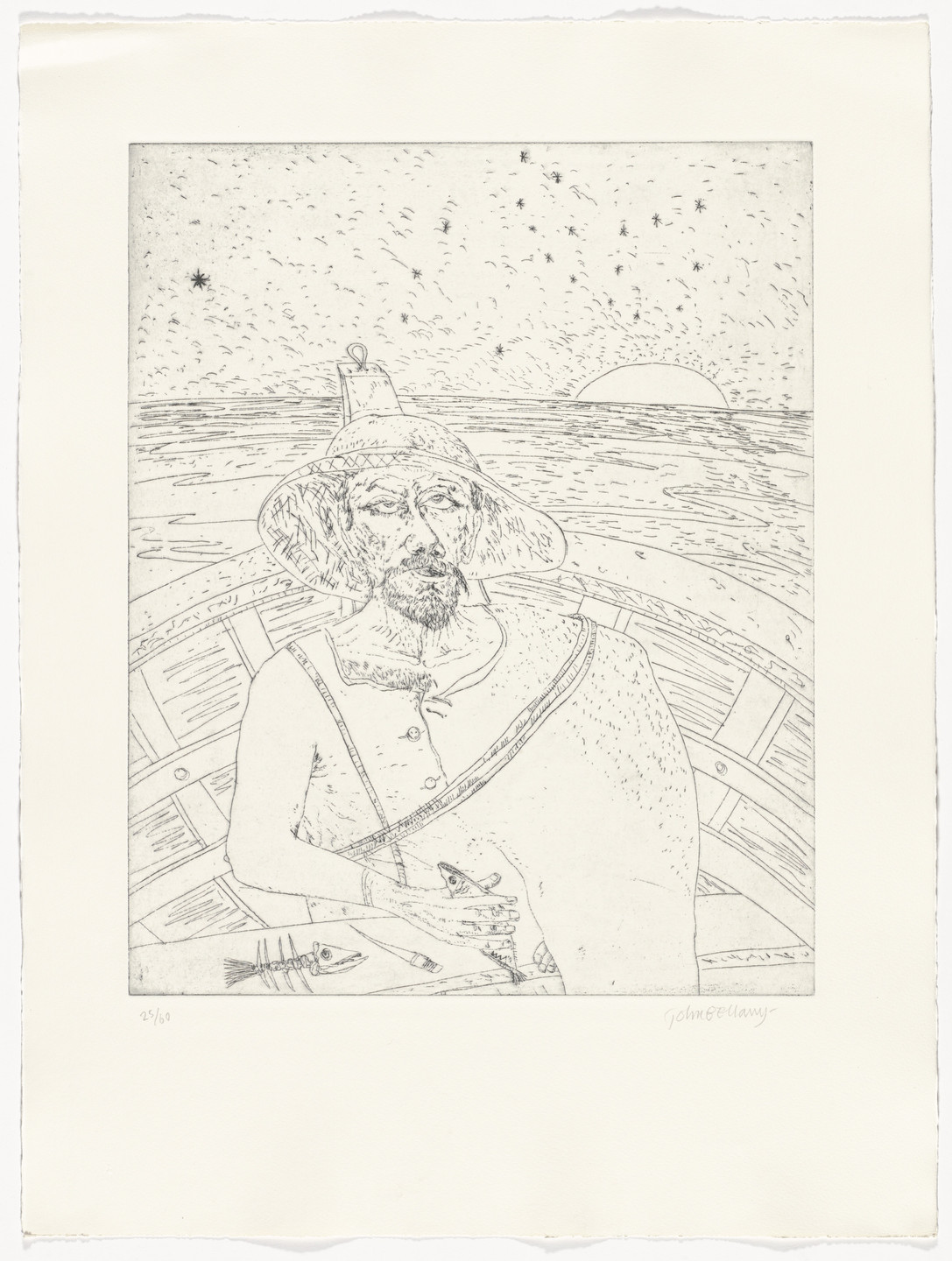 John Bellany. Untitled from The Old Man and the Sea. 1987