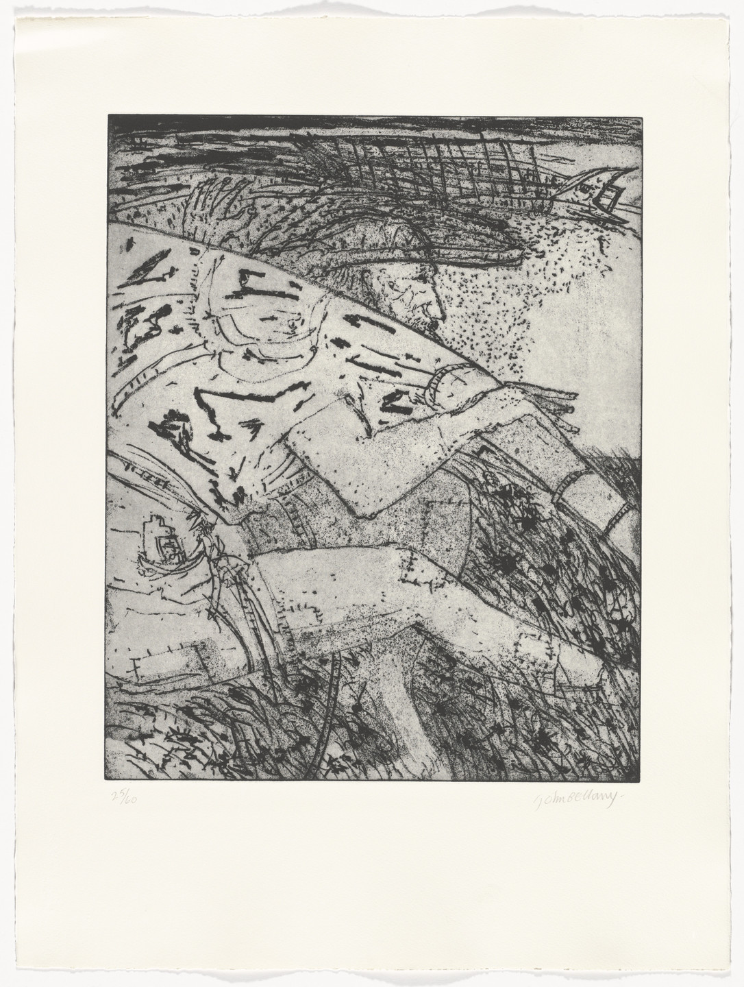 John Bellany. Untitled from The Old Man and the Sea. 1987