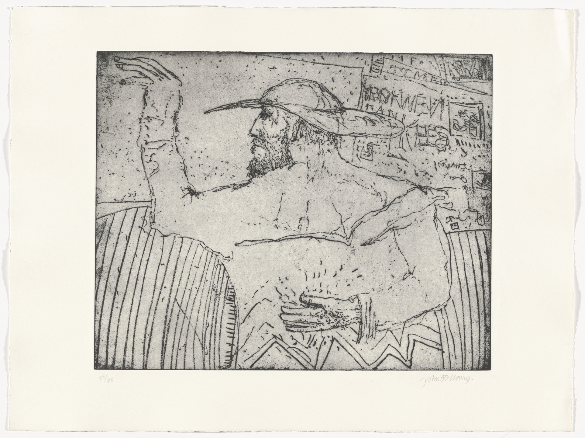 John Bellany. Untitled from The Old Man and the Sea. 1987