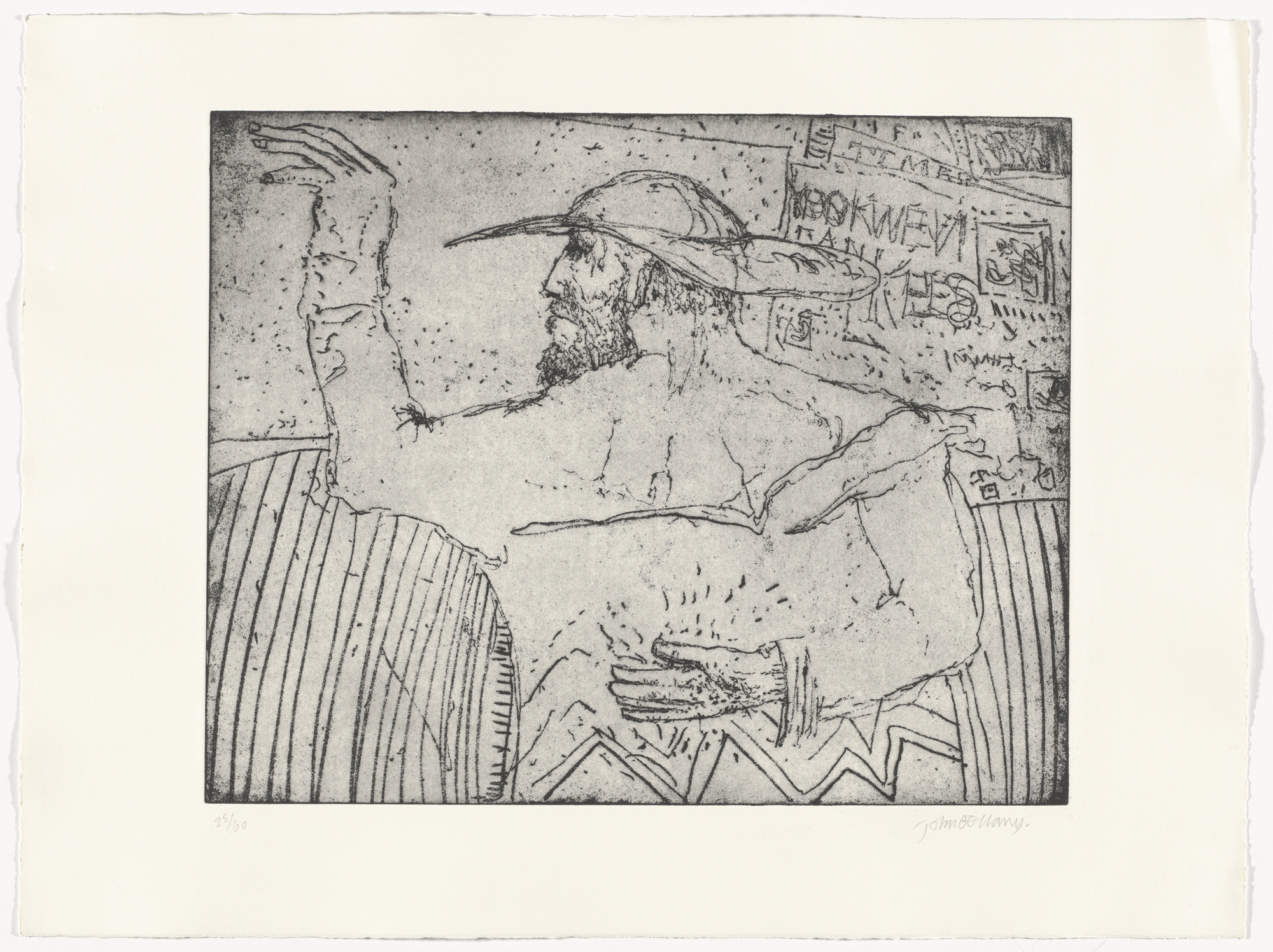 John Bellany. Untitled from The Old Man and the Sea