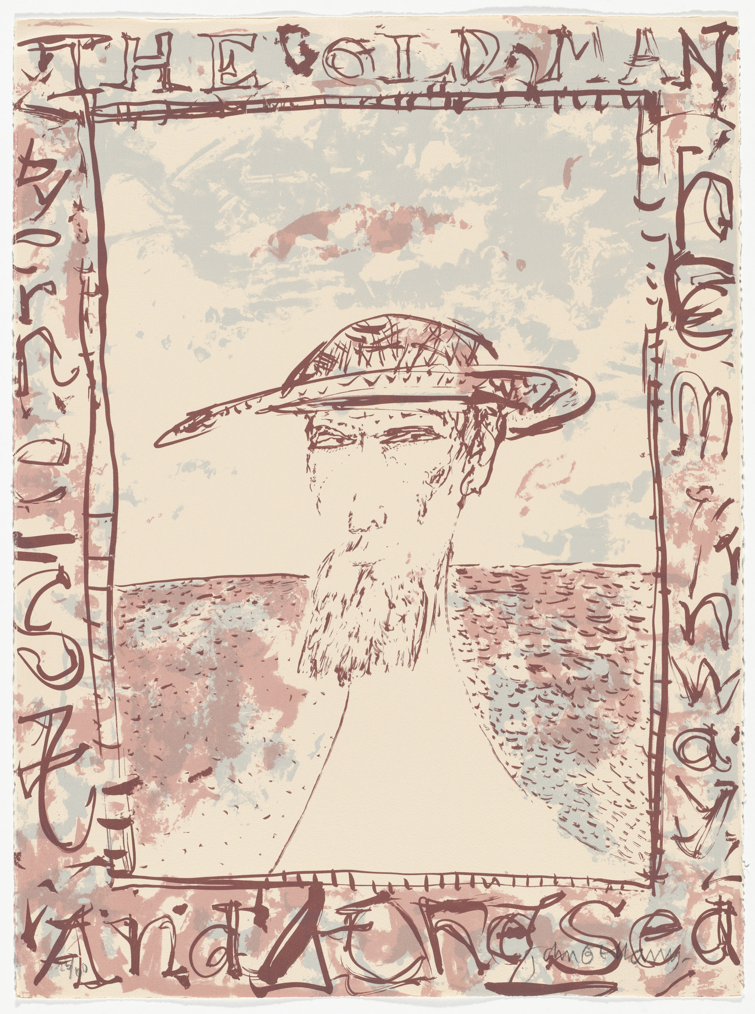 John Bellany. Untitled from The Old Man and the Sea