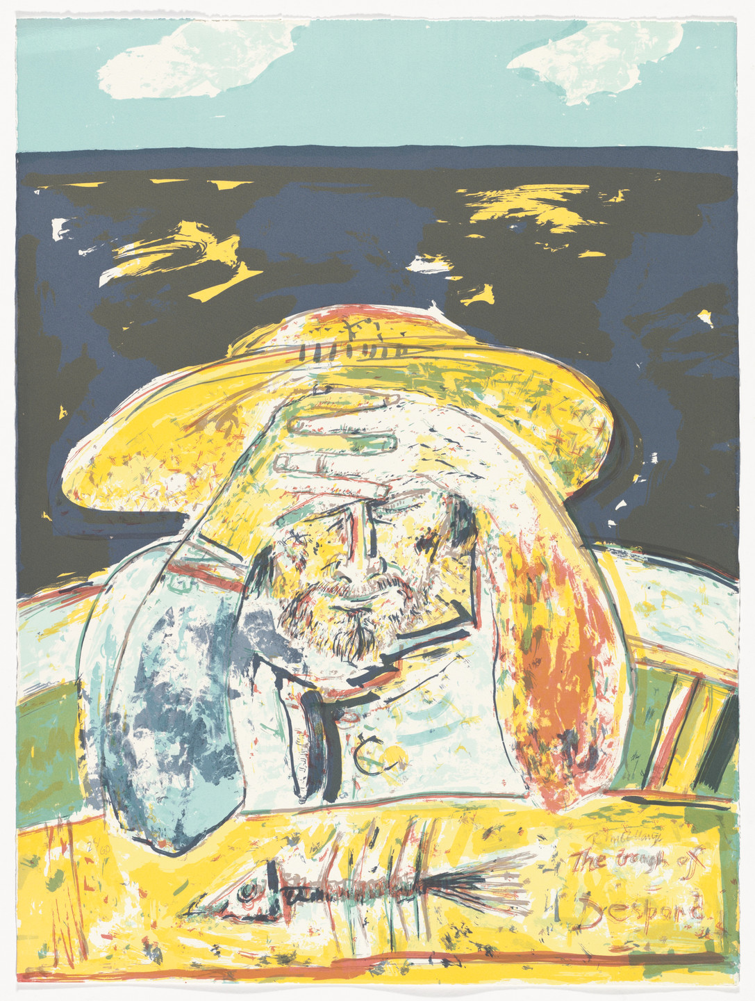 John Bellany. Untitled from The Old Man and the Sea. 1987