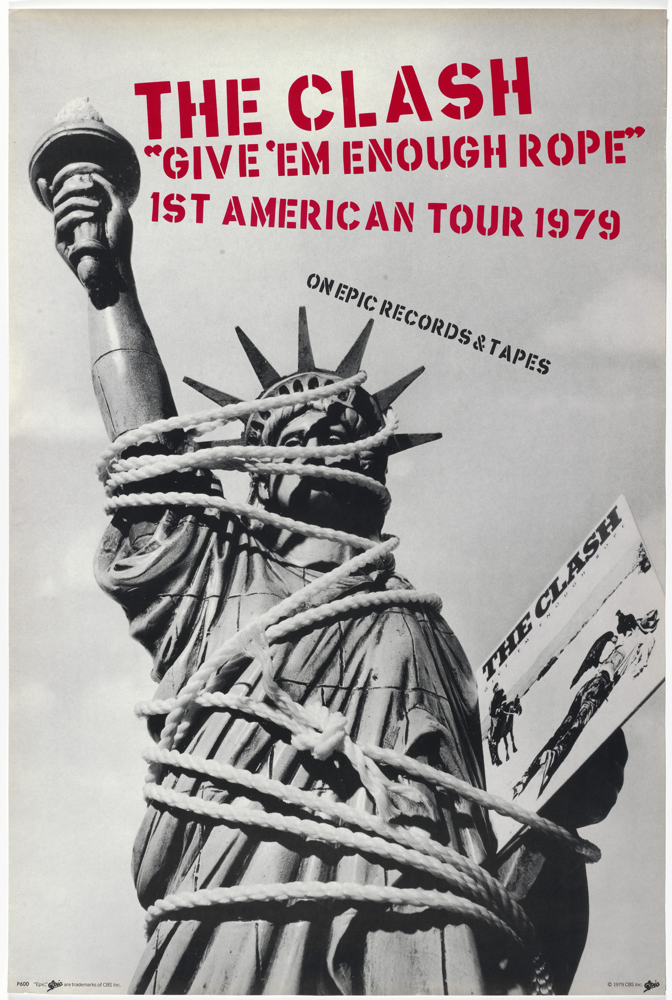 Unidentified Designer. The Clash, Give 'em Enough Rope Tour