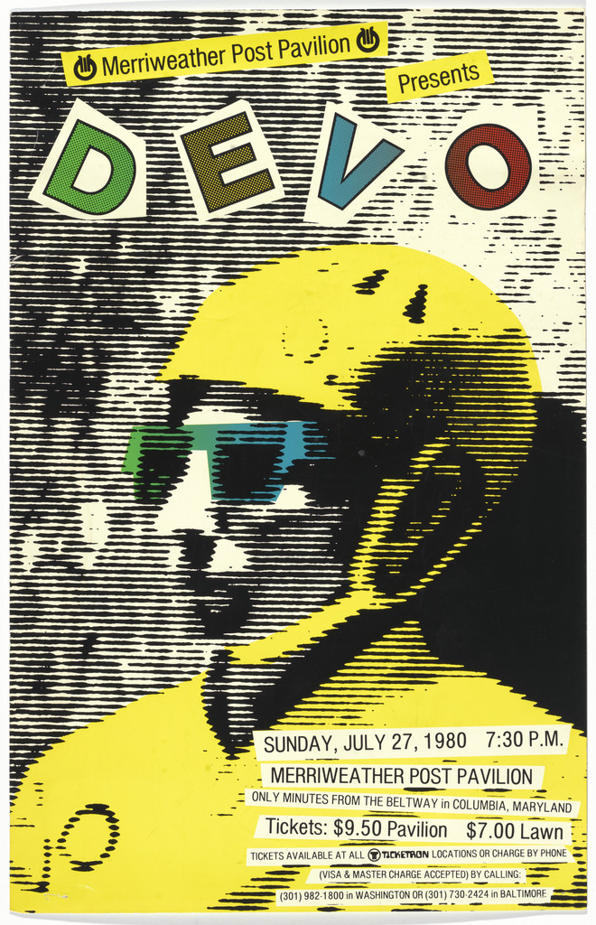 Devo, Baltimore Concert by Devo, Unidentified Designer