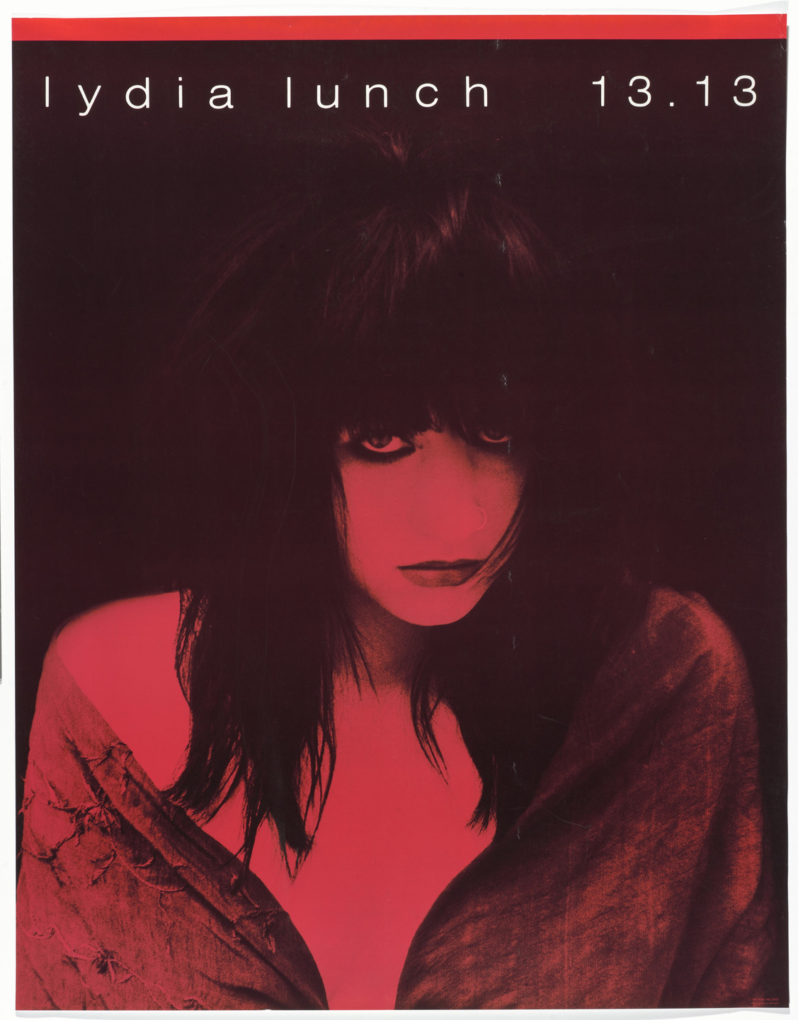 Unidentified Designer, David Arnoff. Lydia Lunch, 13.13
