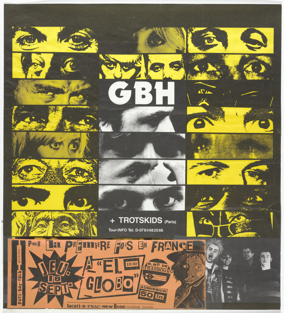 GBH, French tour poster
