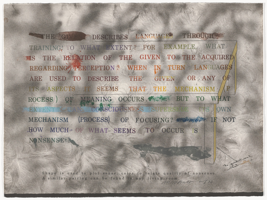 Untitled 3 from "No!" says the signified