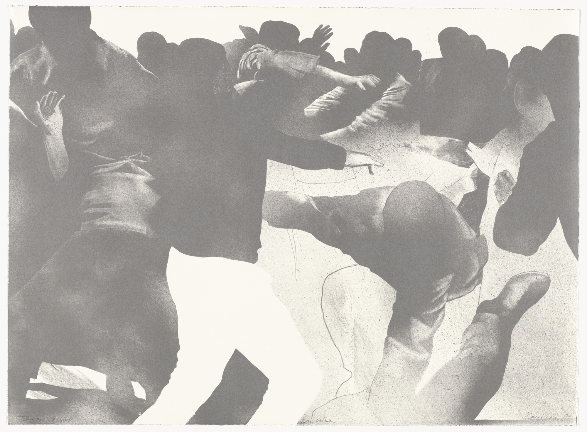 Rafael Canogar. The Flight (La Pelea) from Violence (La Violencia)