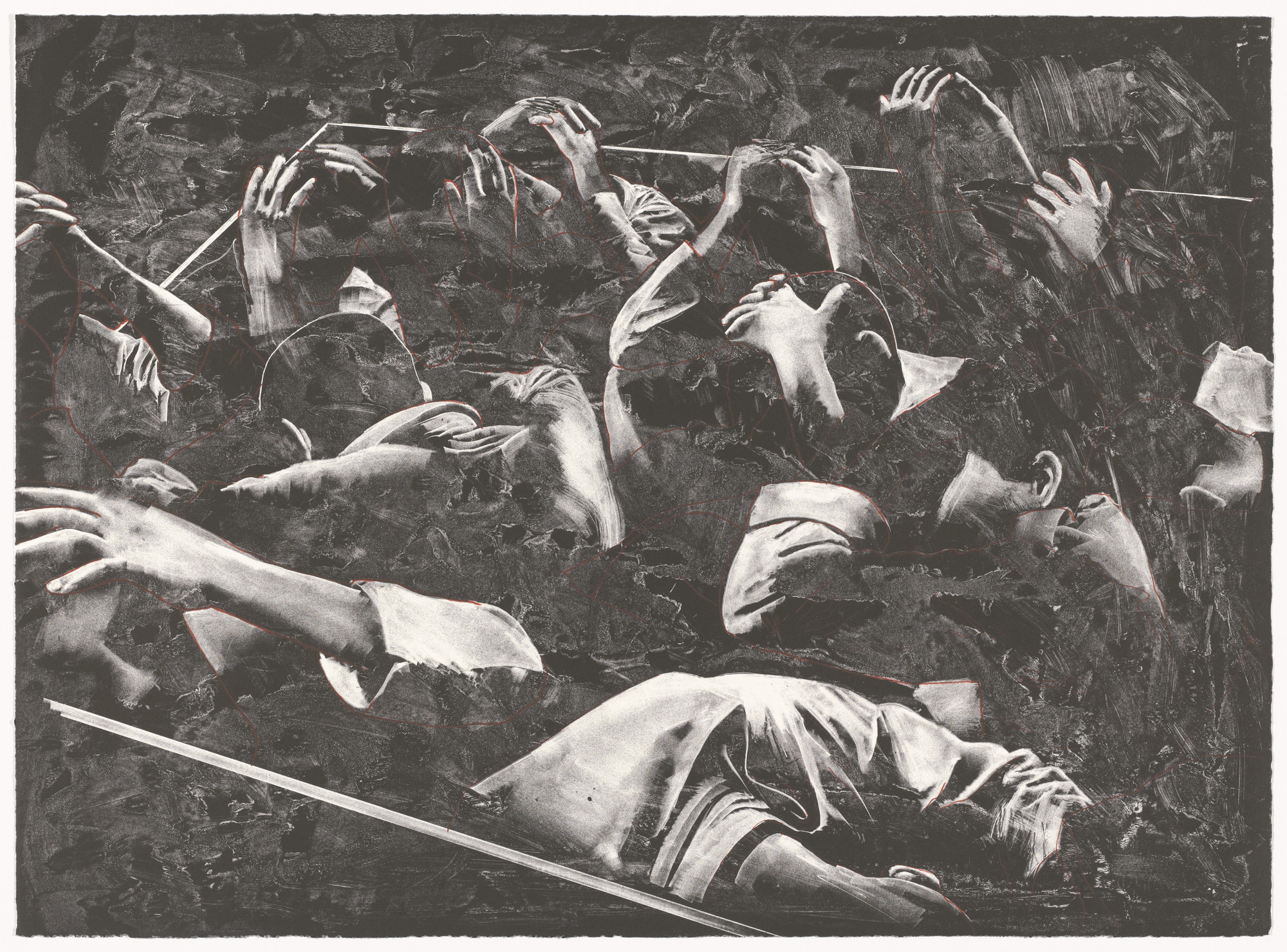 Rafael Canogar. The Prisoners (Los Prisioneros) from Violence (La Violencia)