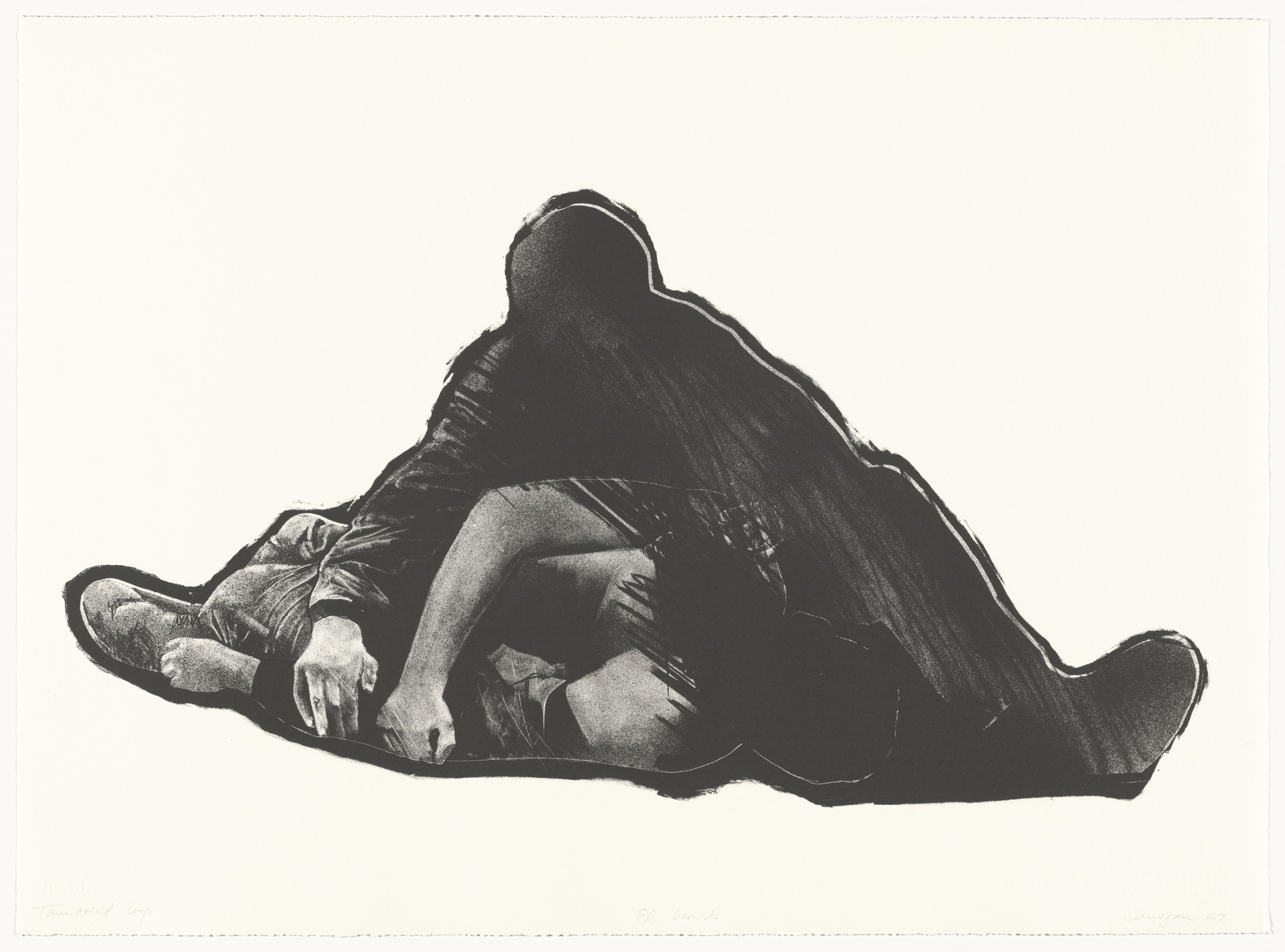 Rafael Canogar. The Wounded One (El Herido) from Violence (La Violencia)
