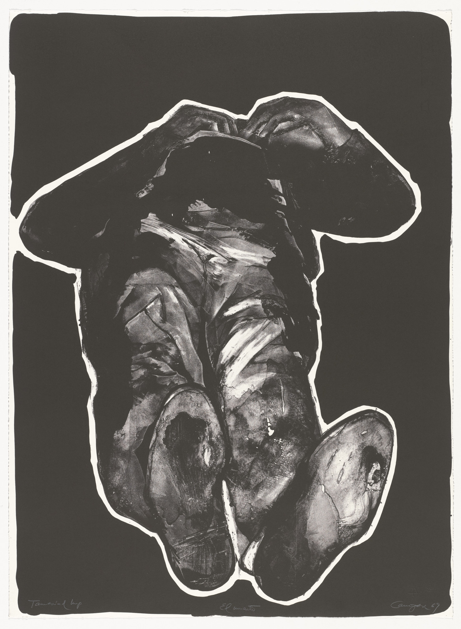 Rafael Canogar. The Dead One (El Muerto) from Violence (La Violencia)