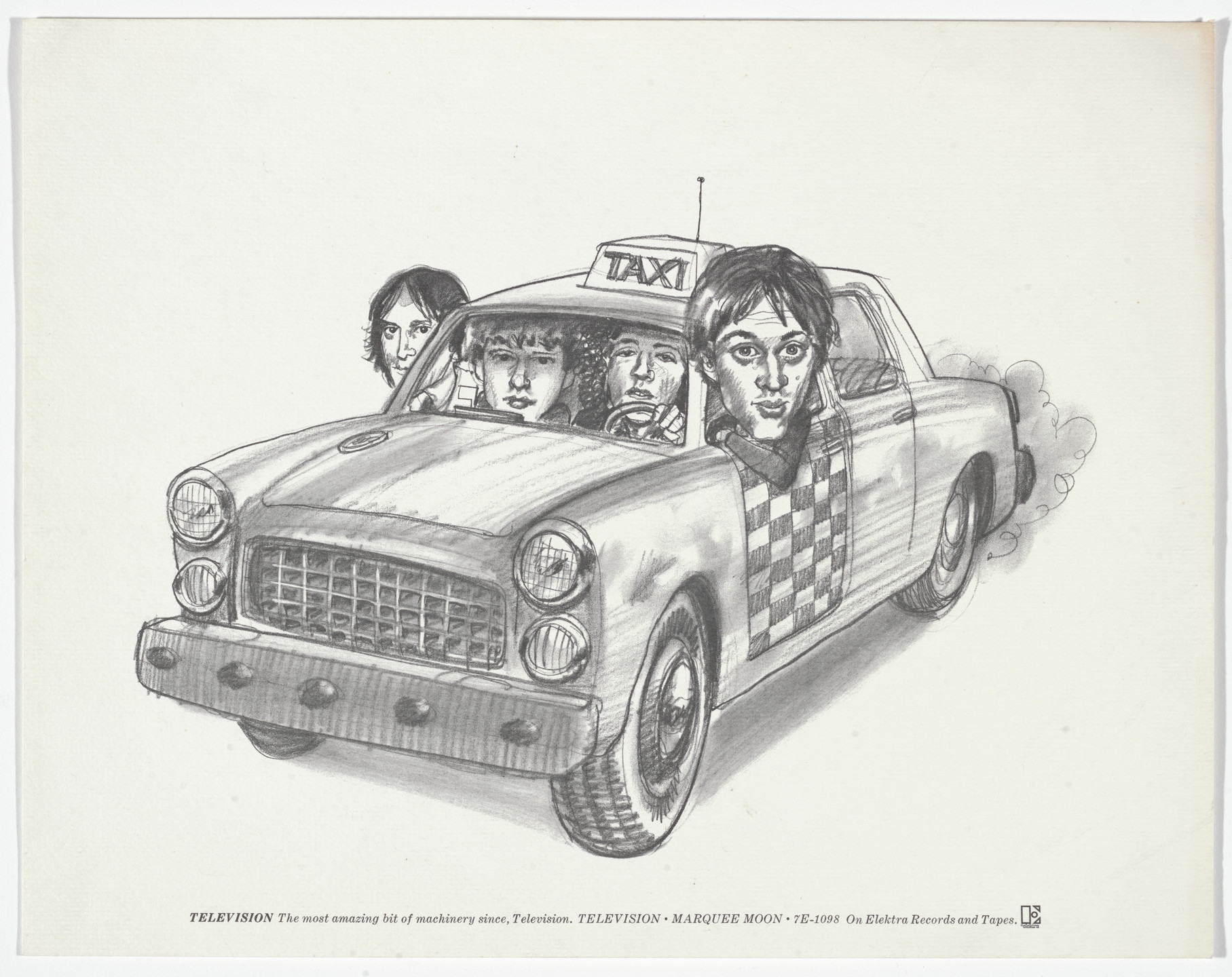 Unknown Designer. Television, Marquee Moon. 1977