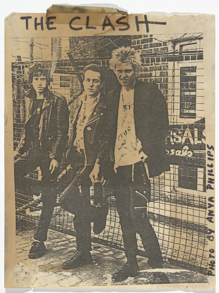 The Clash Flyer (Concert flyer)