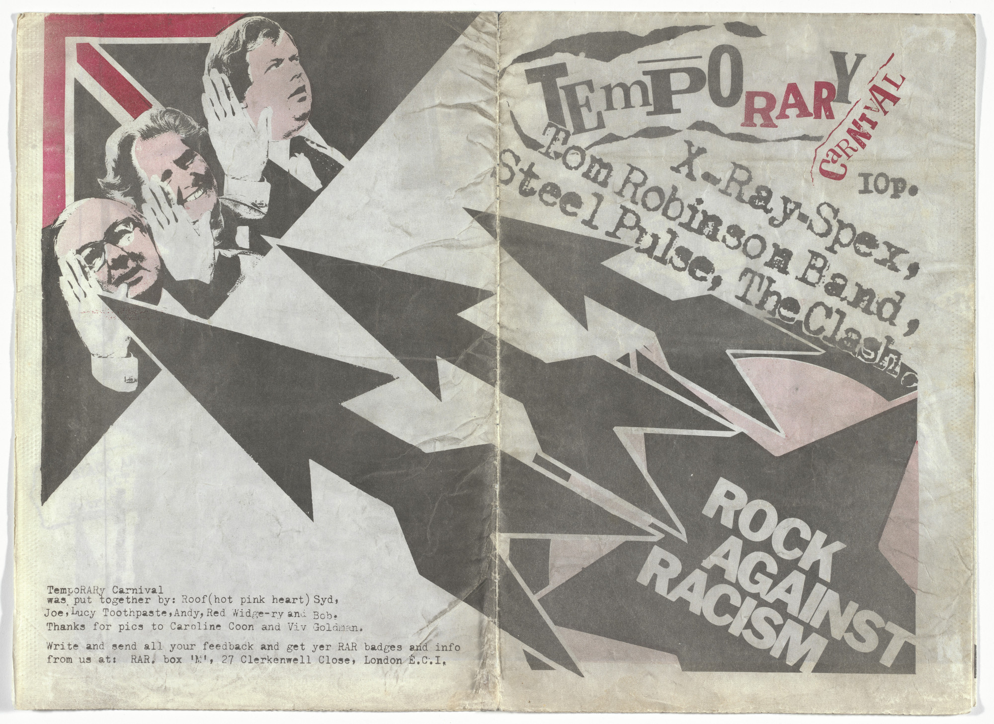 Unidentified Designer. Rock Against Racism. 1978 | MoMA