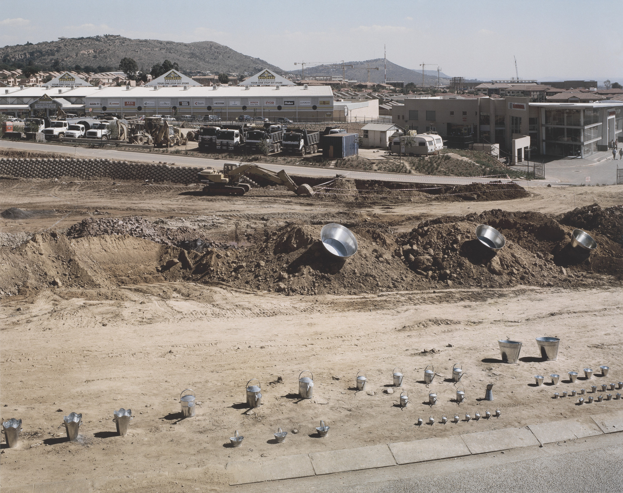 David Goldblatt. Galvanised Ironware for Sale, Ruimsig, Strubensvalley, Johannesburg
